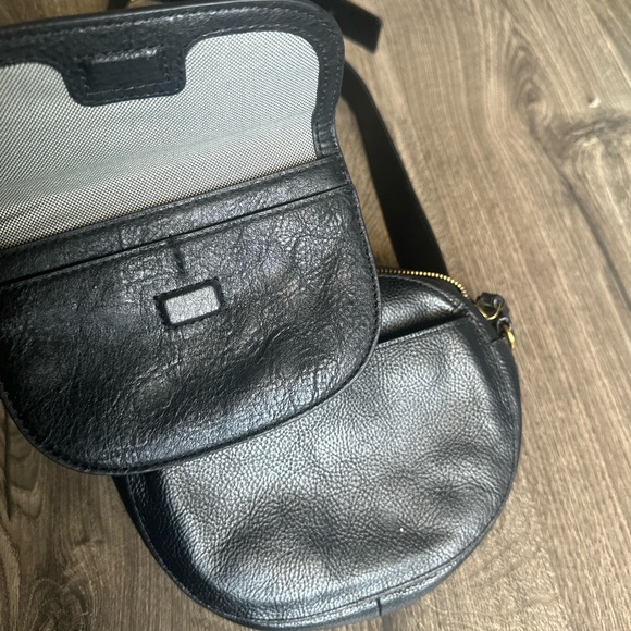 FOSSIL Serena Cross-Body/Belt Bag - Black Leather - Picture 4 of 15